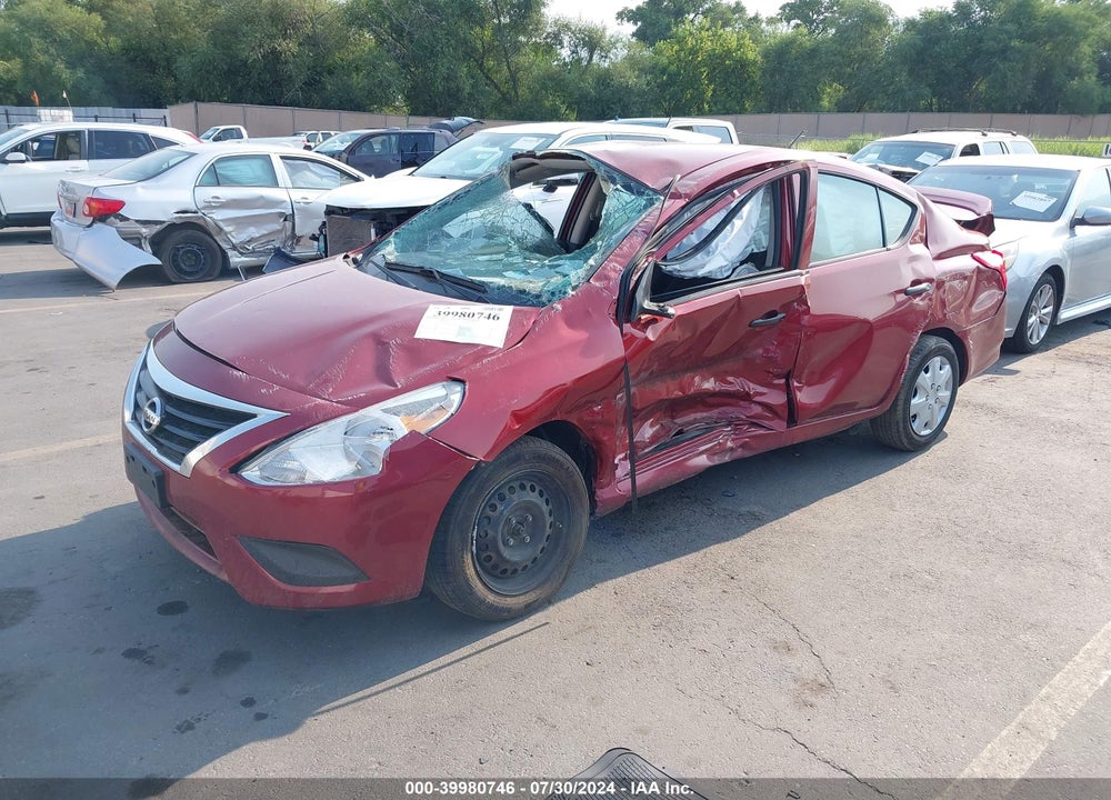 2016 NISSAN VERSA 1.6 S+ VIN: 3N1CN7AP0GL881575