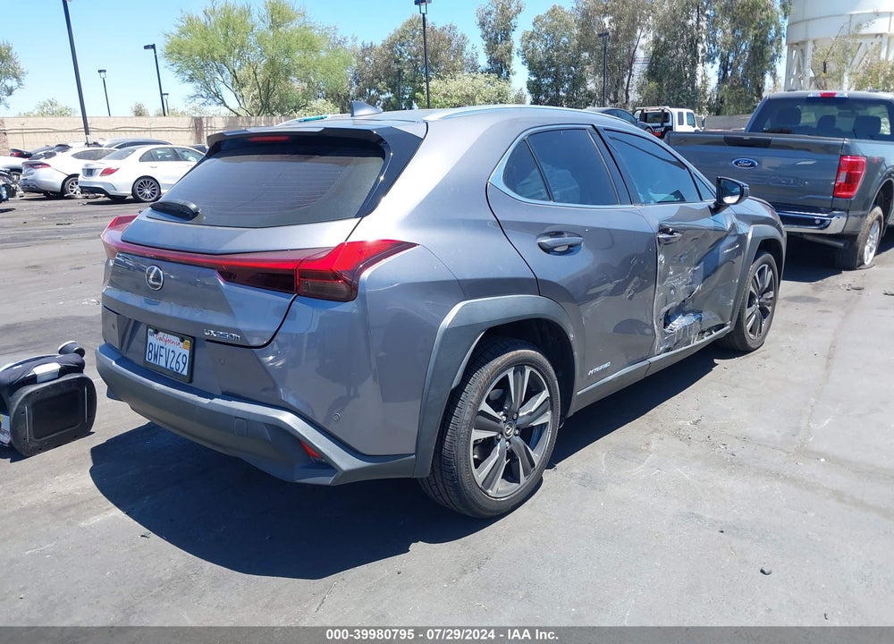 2021 LEXUS UX 250H VIN: JTHX9JBH4M2045237
