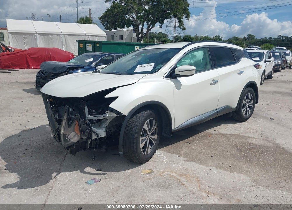 2022 NISSAN MURANO VIN: 5N1AZ2BS8NC127228