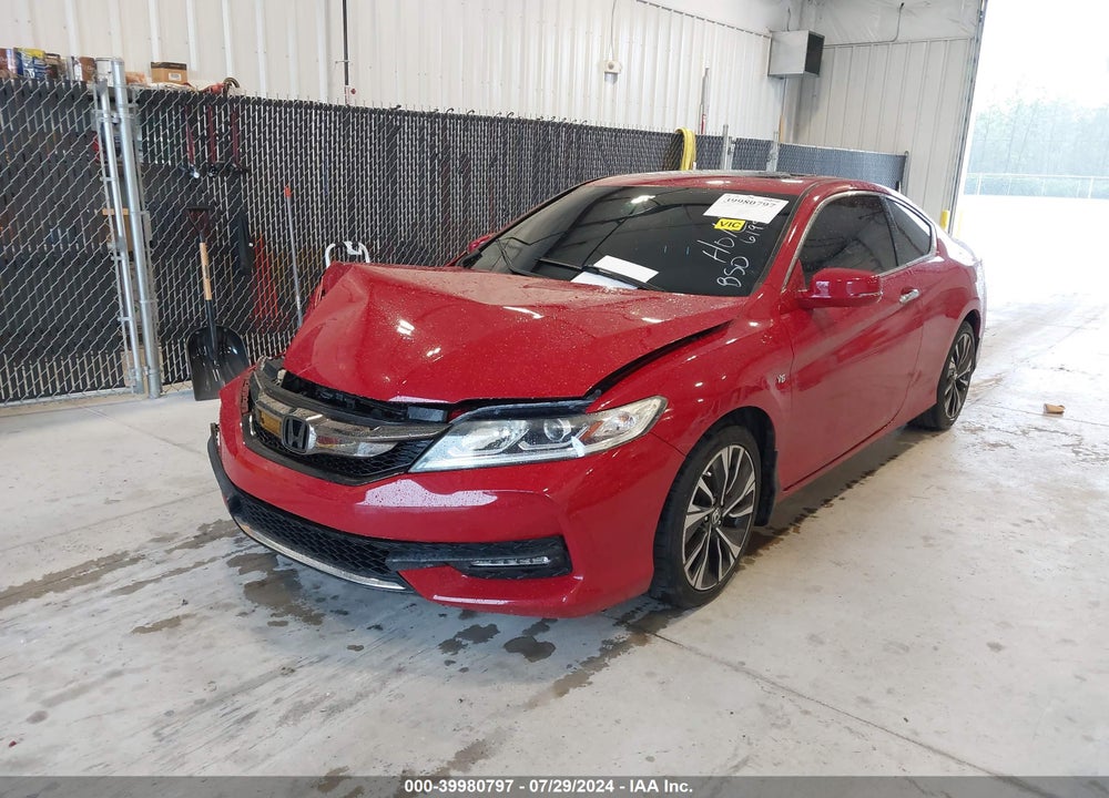 2016 HONDA ACCORD EX-L V-6 VIN: 1HGCT2B82GA006195