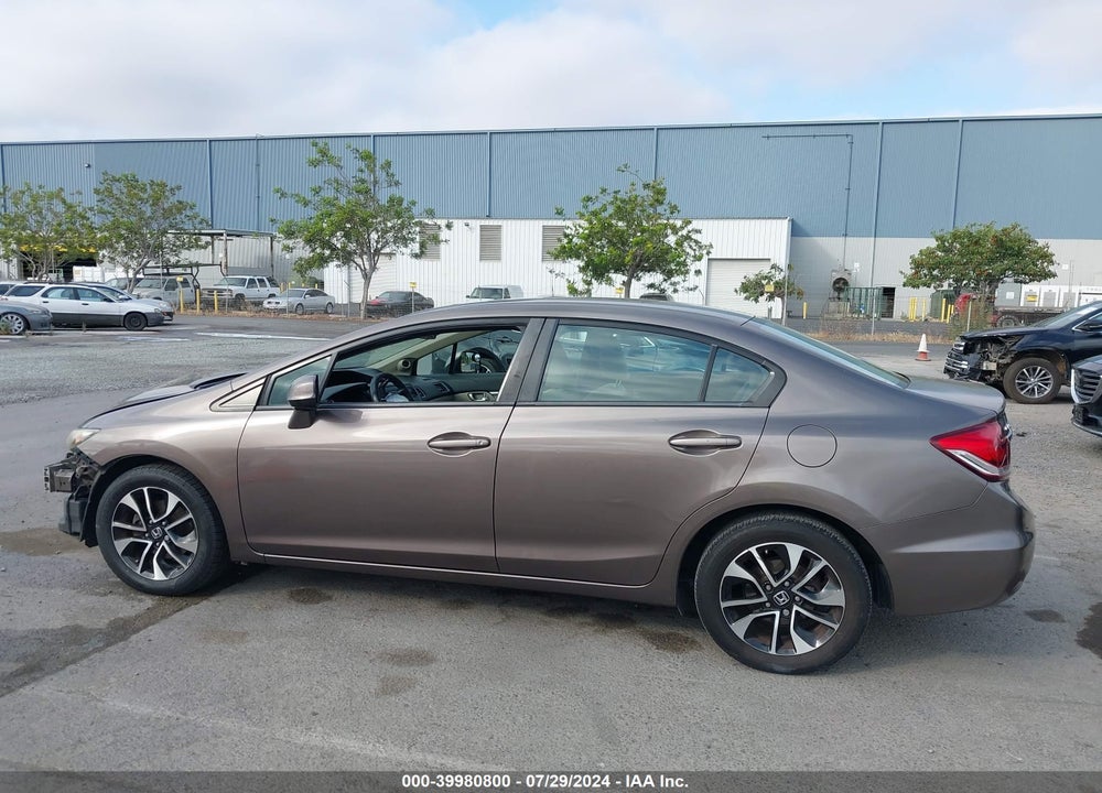 2013 HONDA CIVIC EX VIN: 2HGFB2F84DH509881