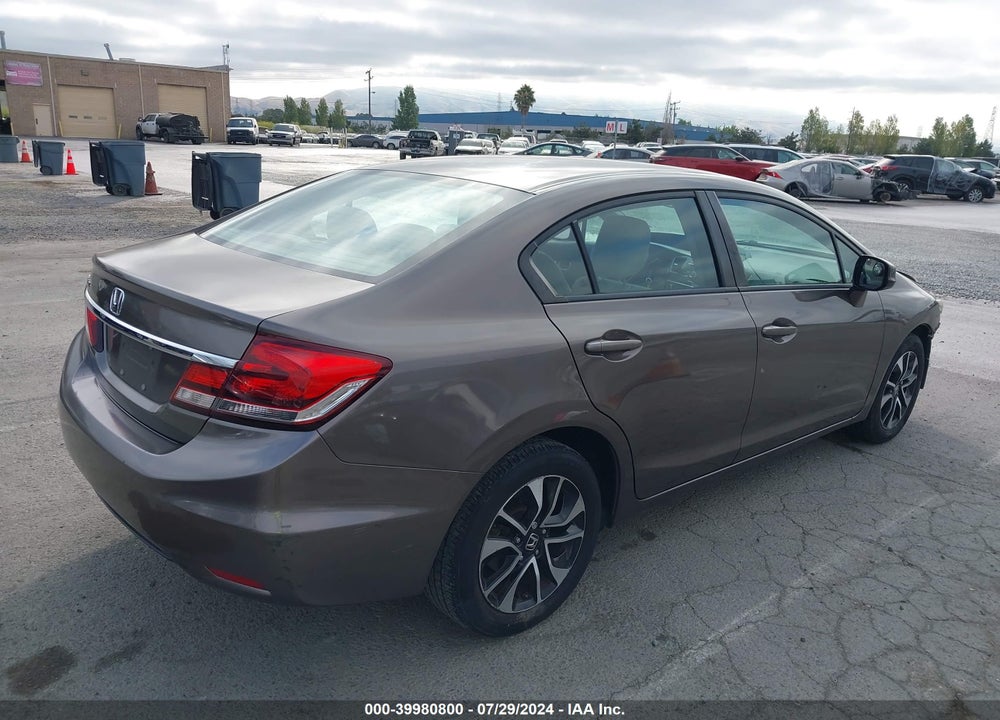 2013 HONDA CIVIC EX VIN: 2HGFB2F84DH509881