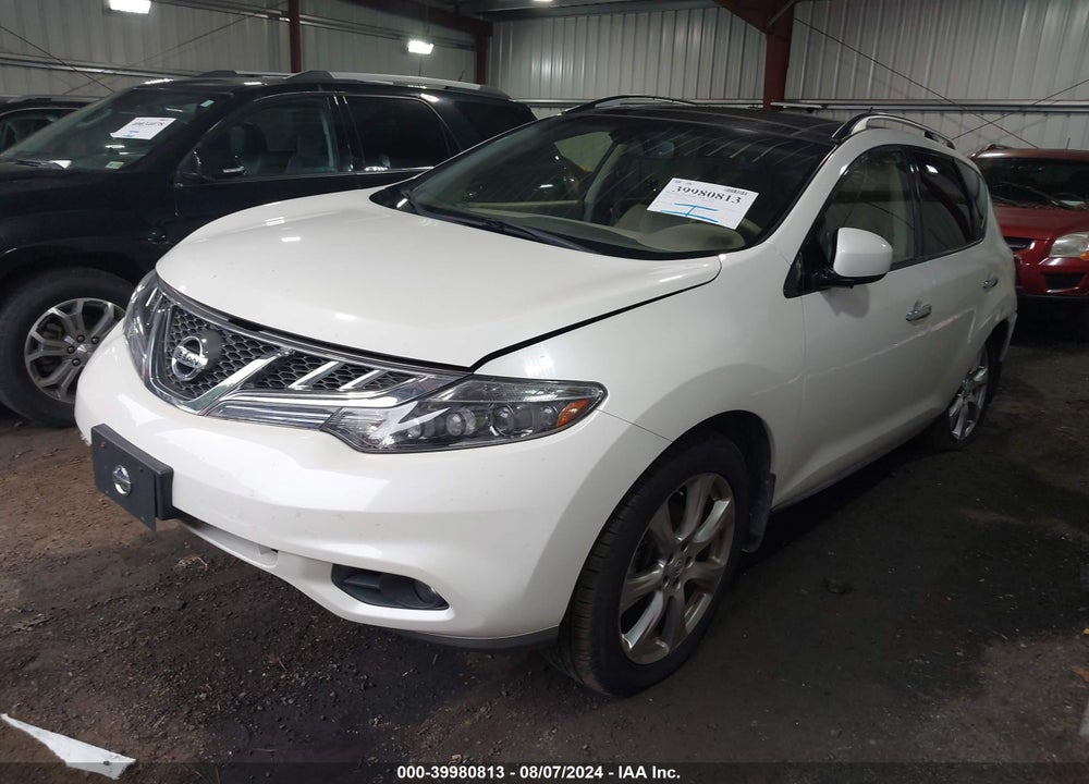 2012 NISSAN MURANO LE VIN: JN8AZ1MW7CW232406