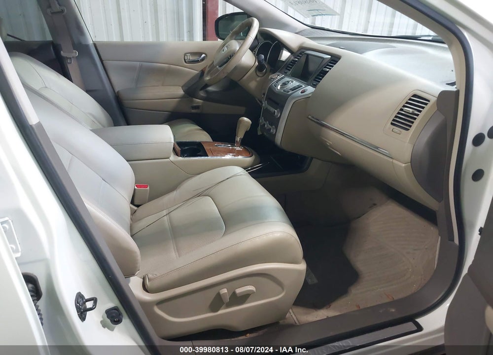 2012 NISSAN MURANO LE VIN: JN8AZ1MW7CW232406