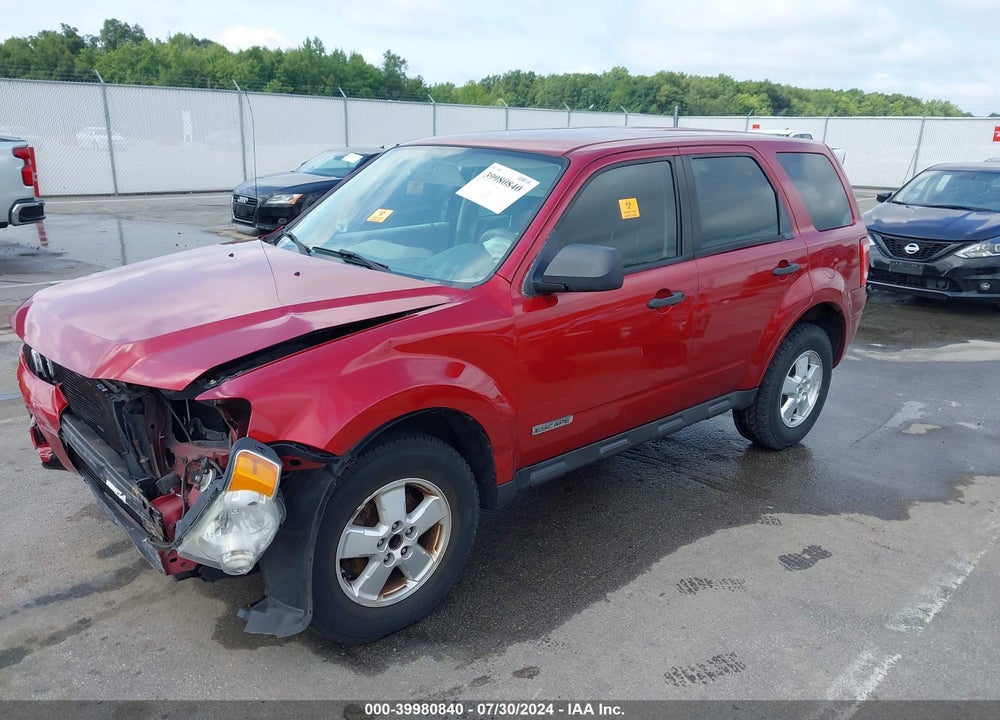 2008 FORD ESCAPE XLS/XLS MANUAL VIN: 1FMCU02Z38KA81066