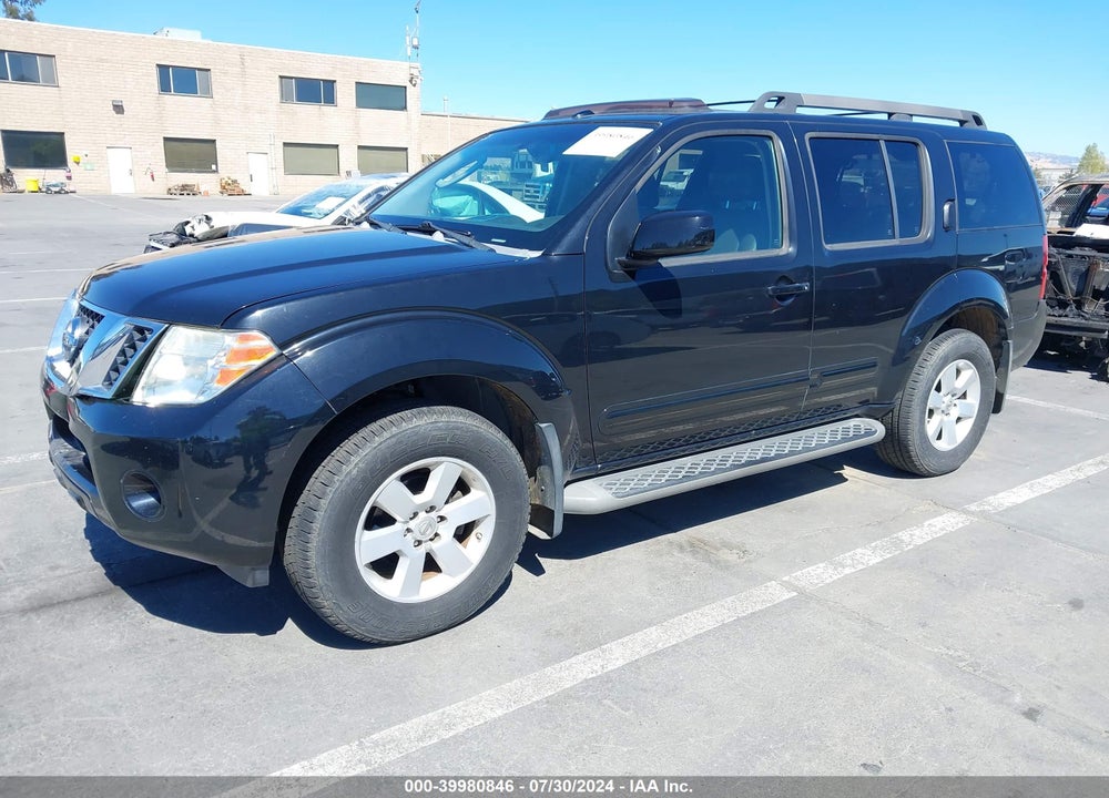 2008 NISSAN PATHFINDER SE VIN: 5N1AR18B98C610605