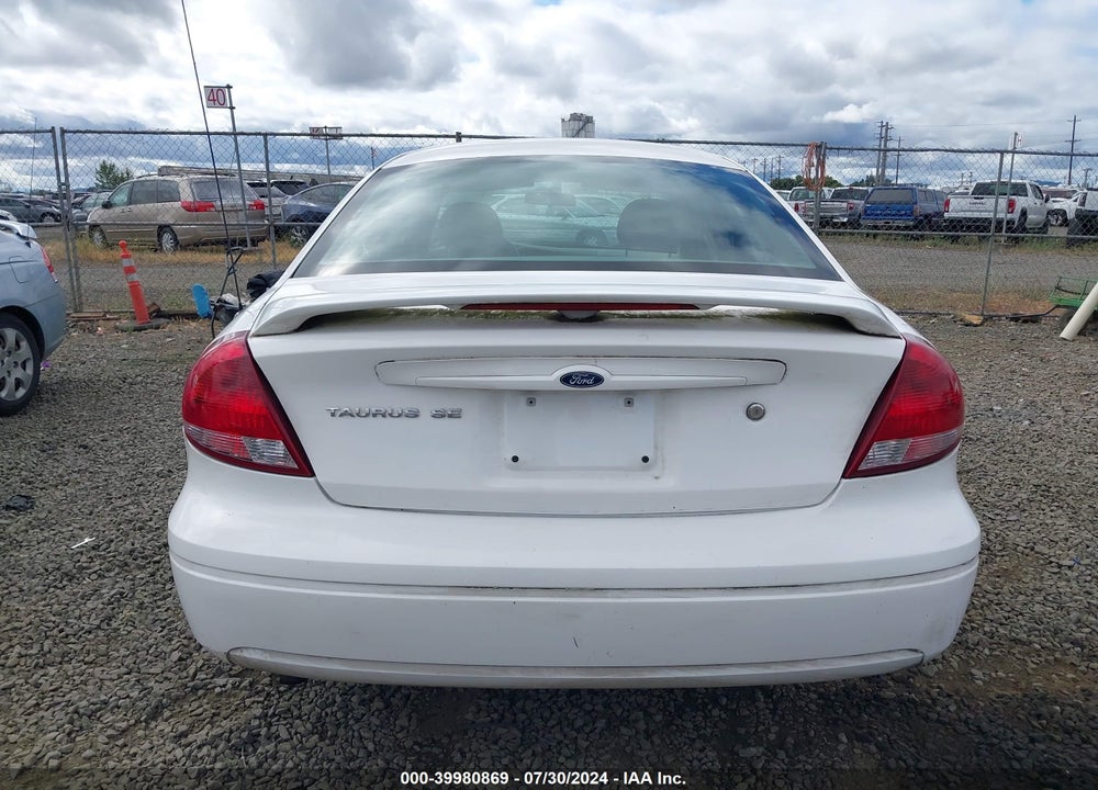 2006 FORD TAURUS SE VIN: 1FAFP53U76A234758