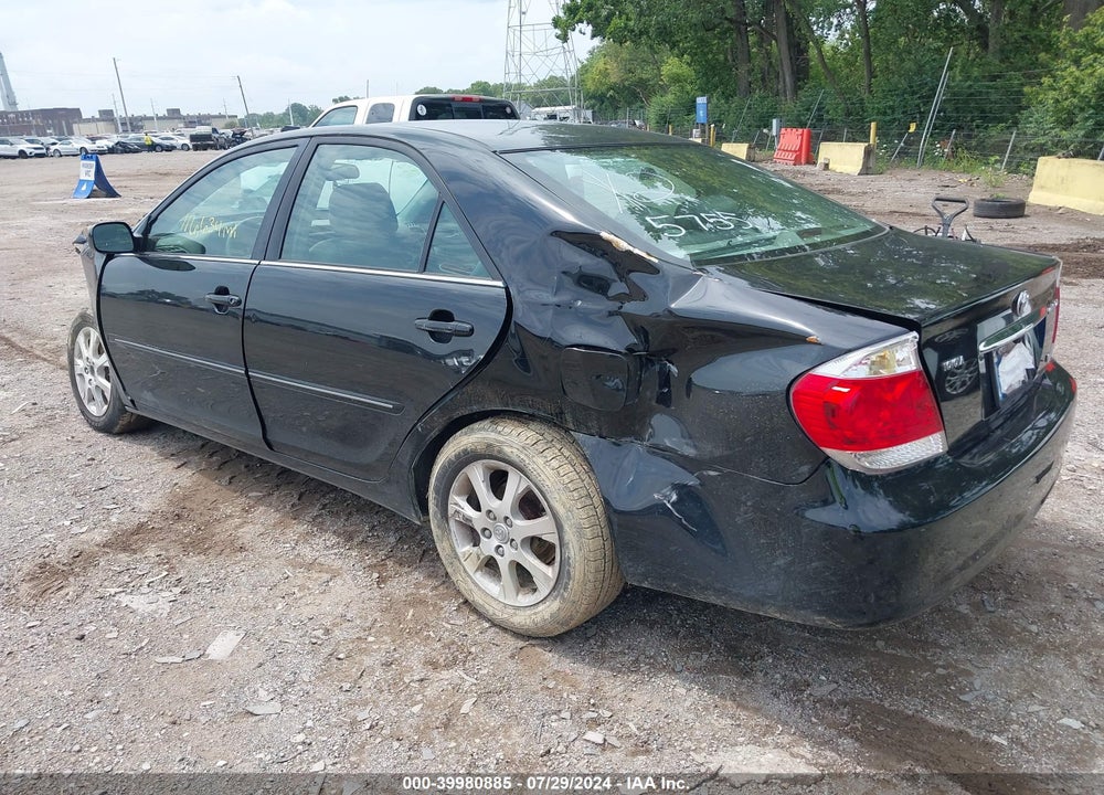 2005 TOYOTA CAMRY XLE V6 VIN: 4T1BF30K65U085755