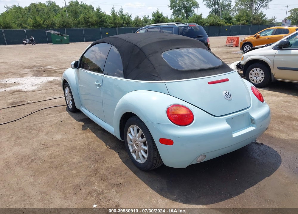 2004 VOLKSWAGEN NEW BEETLE GLS VIN: 3VWCM31Y94M324698