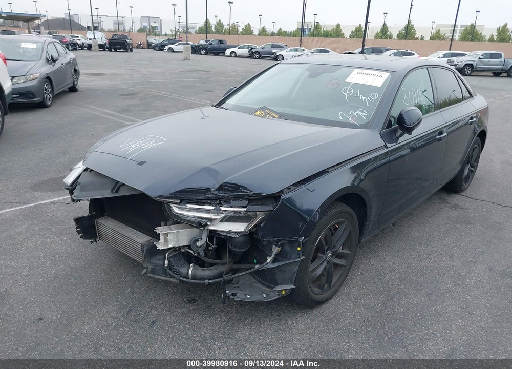 2017 AUDI A4 2.0T PREMIUM VIN: WAUGNAF49HN014622