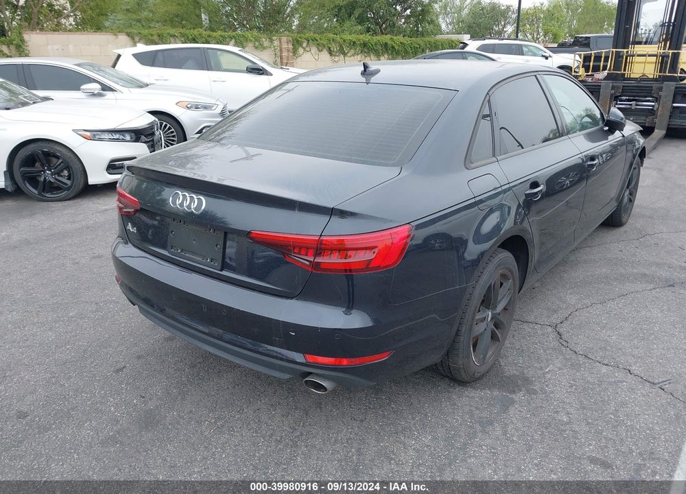 2017 AUDI A4 2.0T PREMIUM VIN: WAUGNAF49HN014622