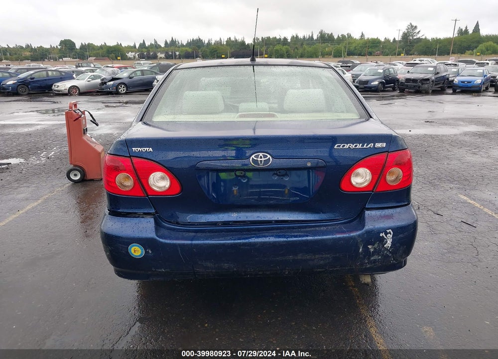 2007 TOYOTA COROLLA CE VIN: JTDBR32EX70128992