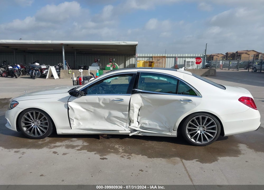 2015 MERCEDES-BENZ S CLASS VIN: WDDUG8CB4FA168774