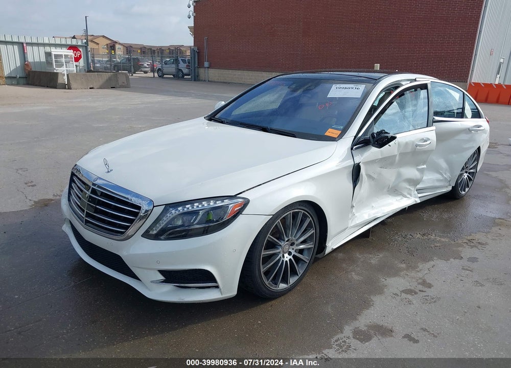 2015 MERCEDES-BENZ S CLASS VIN: WDDUG8CB4FA168774