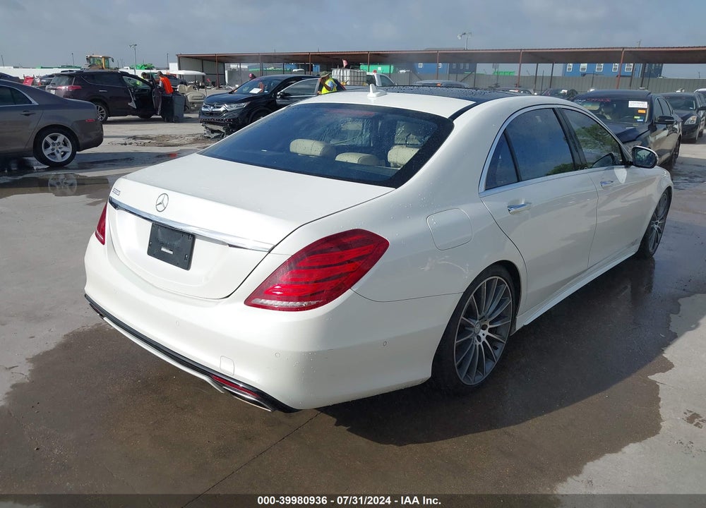 2015 MERCEDES-BENZ S CLASS VIN: WDDUG8CB4FA168774