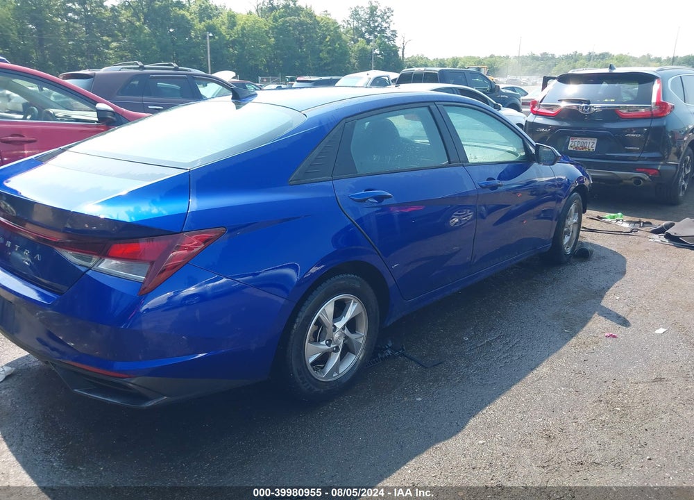 2021 HYUNDAI ELANTRA VIN: 5NPLL4AGXMH021955