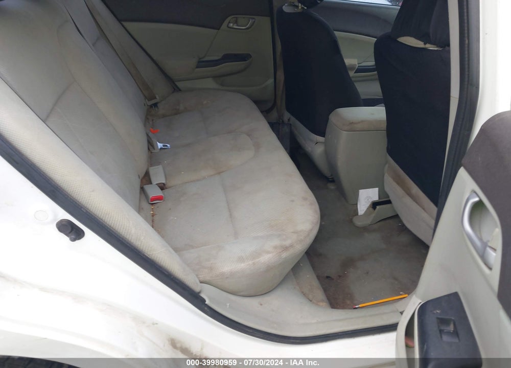 2012 HONDA CIVIC LX VIN: 19XFB2F57CE037285