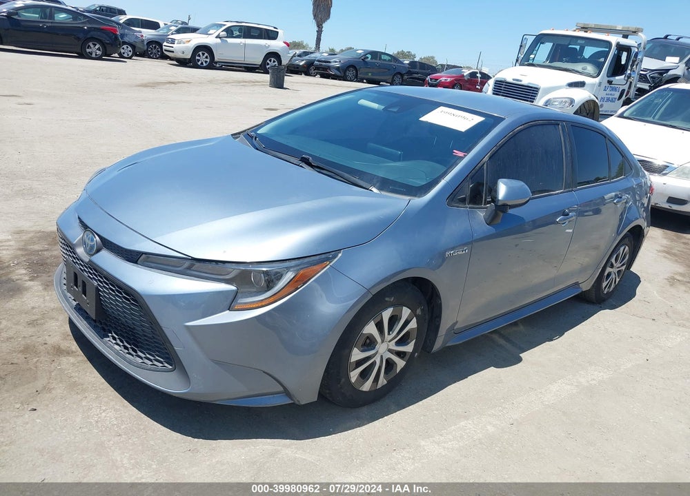 2021 TOYOTA COROLLA HYBRID LE VIN: JTDEAMDE9MJ027438