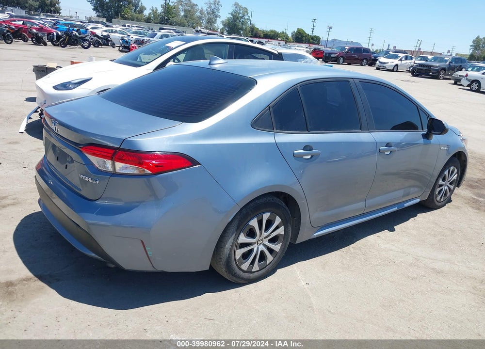 2021 TOYOTA COROLLA HYBRID LE VIN: JTDEAMDE9MJ027438