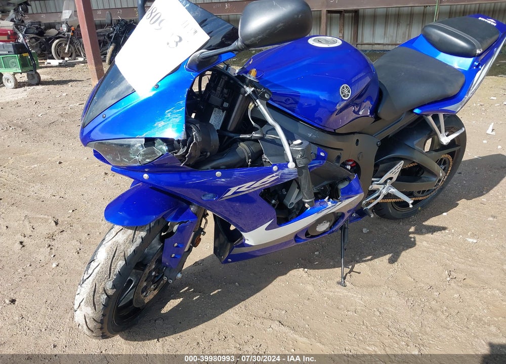 2005 YAMAHA YZFR6 L VIN: JYARJ06E25A030461