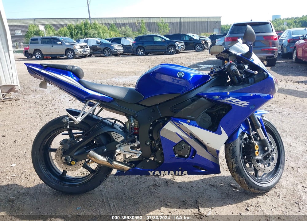 2005 YAMAHA YZFR6 L VIN: JYARJ06E25A030461