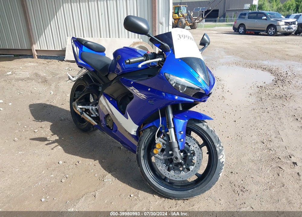 2005 YAMAHA YZFR6 L VIN: JYARJ06E25A030461