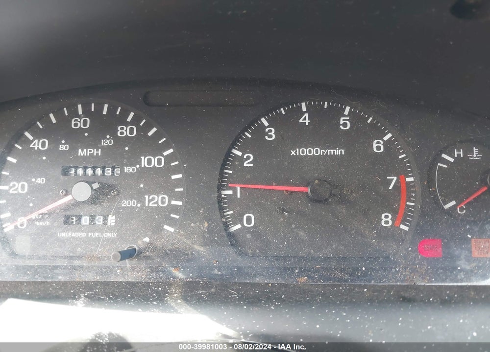 1999 NISSAN SENTRA GXE/XE VIN: 1N4AB41D4XC717426