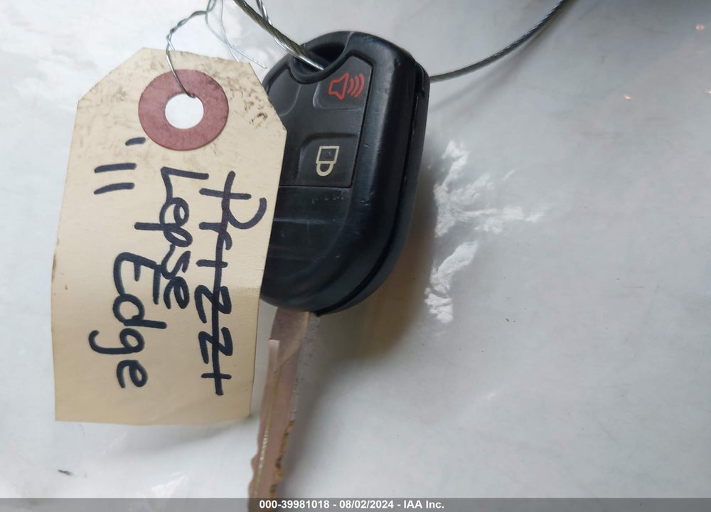 2011 FORD EDGE SEL VIN: 2FMDK4JC0BBB09552