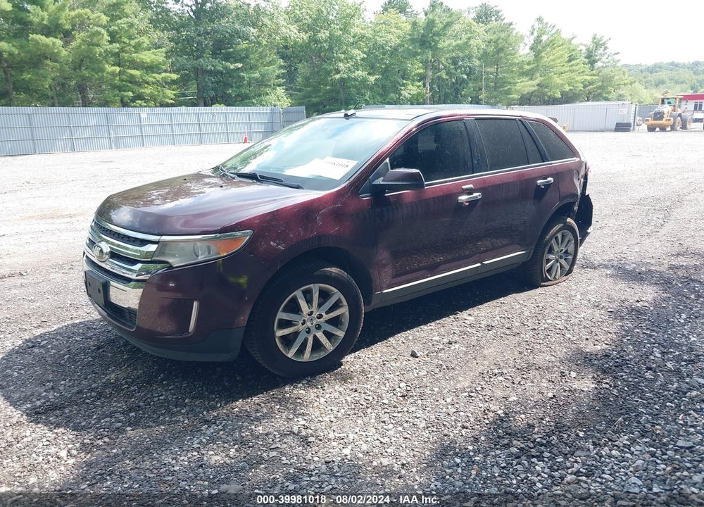 2011 FORD EDGE SEL VIN: 2FMDK4JC0BBB09552
