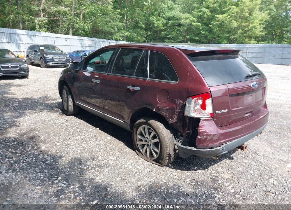 2011 FORD EDGE SEL VIN: 2FMDK4JC0BBB09552