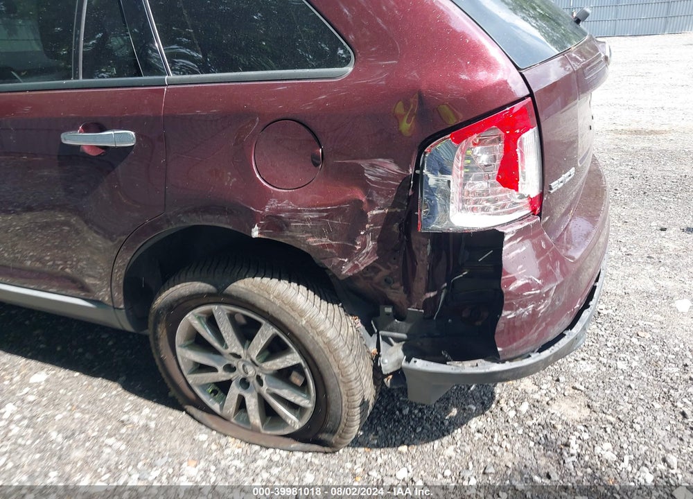 2011 FORD EDGE SEL VIN: 2FMDK4JC0BBB09552