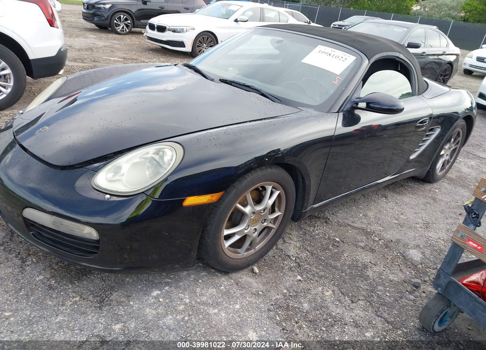 2008 PORSCHE BOXSTER VIN: WP0CA29898U710324