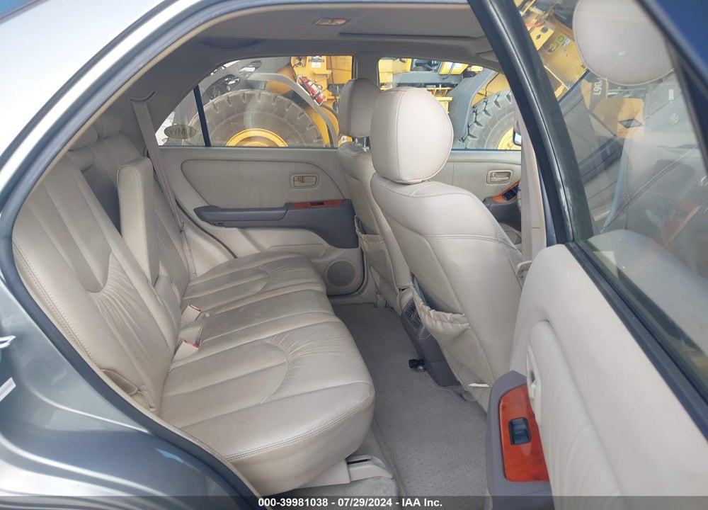 2000 LEXUS RX 300 VIN: JT6GF10U6Y0079229