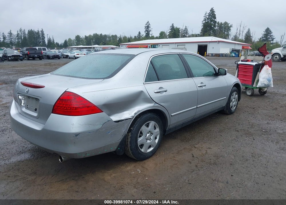2006 HONDA ACCORD 2.4 LX VIN: 1HGCM56456A154474