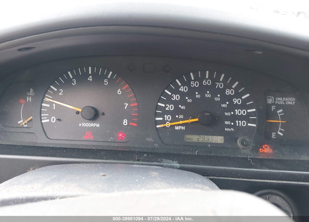 1999 TOYOTA TACOMA VIN: 4TAPM62N0XZ442437