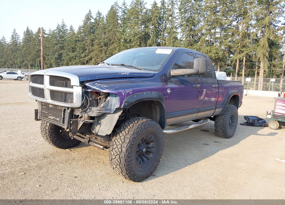 2004 DODGE RAM 2500 SLT/LARAMIE VIN: 3D7KU28C54G279881