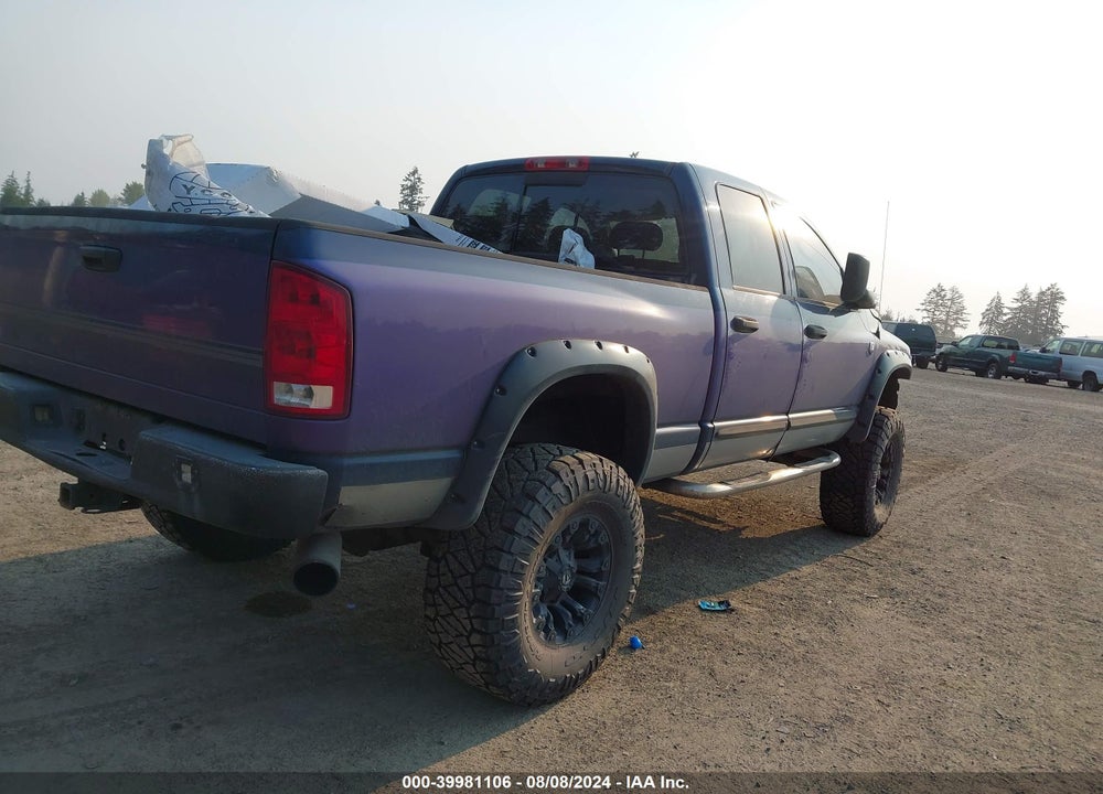 2004 DODGE RAM 2500 SLT/LARAMIE VIN: 3D7KU28C54G279881