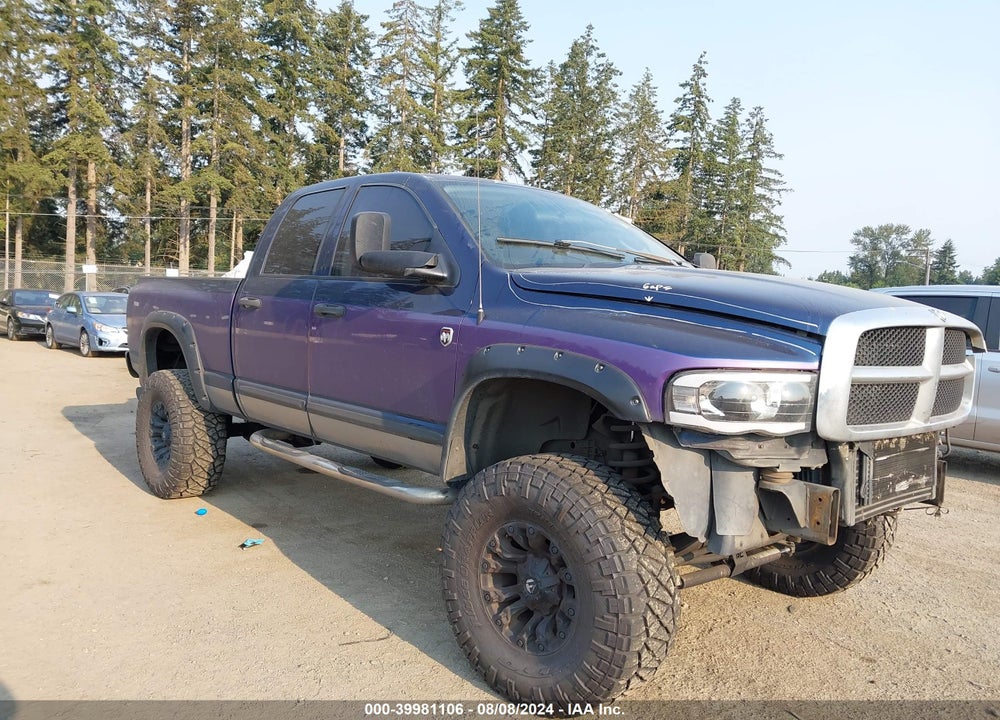2004 DODGE RAM 2500 SLT/LARAMIE VIN: 3D7KU28C54G279881