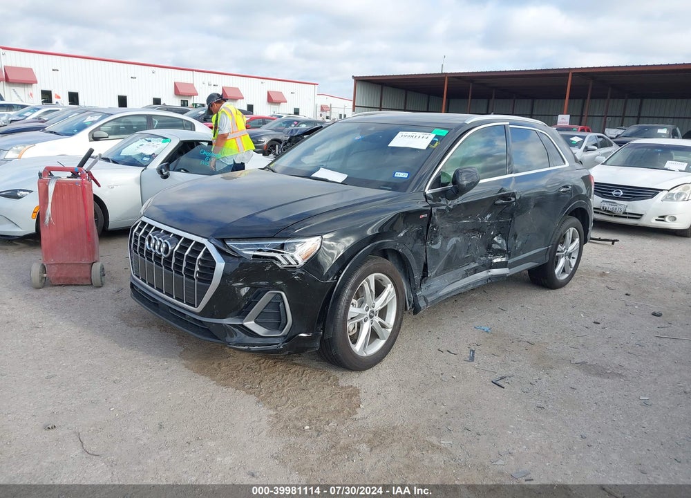 2022 AUDI Q3 PREMIUM PLUS 45 TFSI S LINE QUATTRO TIPTRONIC VIN: WA1EECF34N1083275