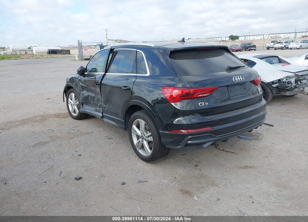 2022 AUDI Q3 PREMIUM PLUS 45 TFSI S LINE QUATTRO TIPTRONIC VIN: WA1EECF34N1083275