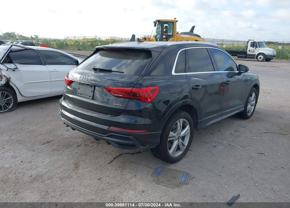 2022 AUDI Q3 PREMIUM PLUS 45 TFSI S LINE QUATTRO TIPTRONIC VIN: WA1EECF34N1083275