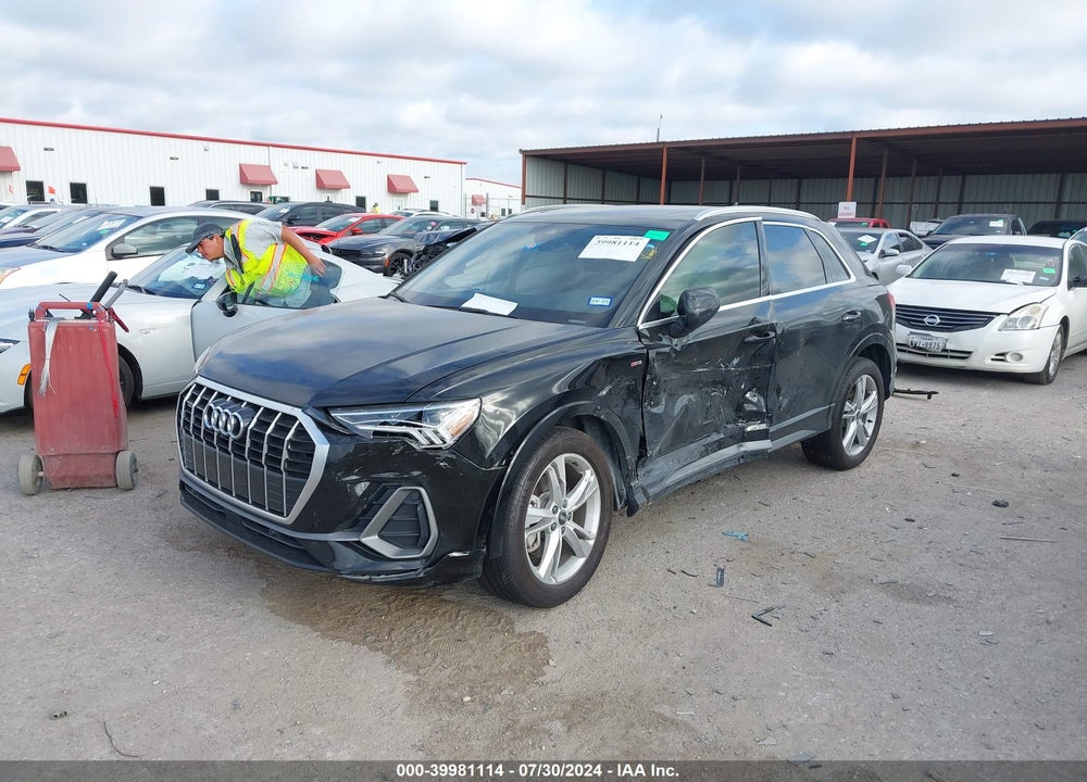 2022 AUDI Q3 PREMIUM PLUS 45 TFSI S LINE QUATTRO TIPTRONIC VIN: WA1EECF34N1083275