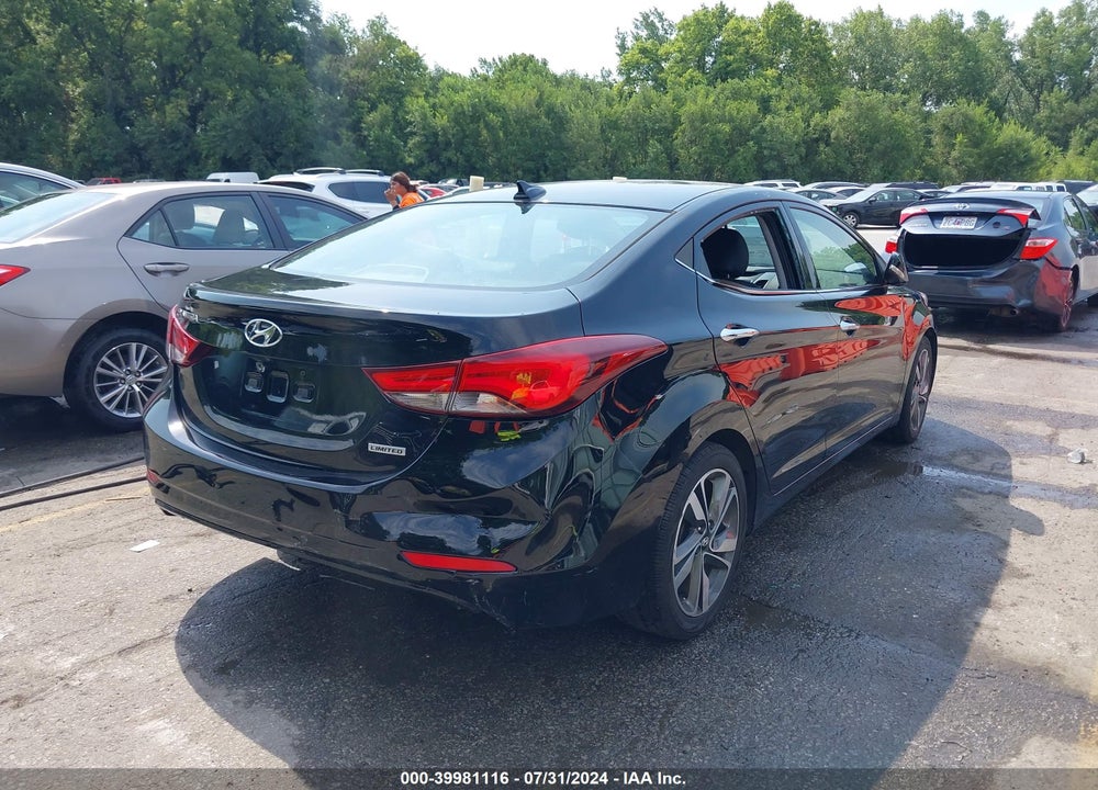 2014 HYUNDAI ELANTRA LIMITED VIN: KMHDH4AE1EU082618