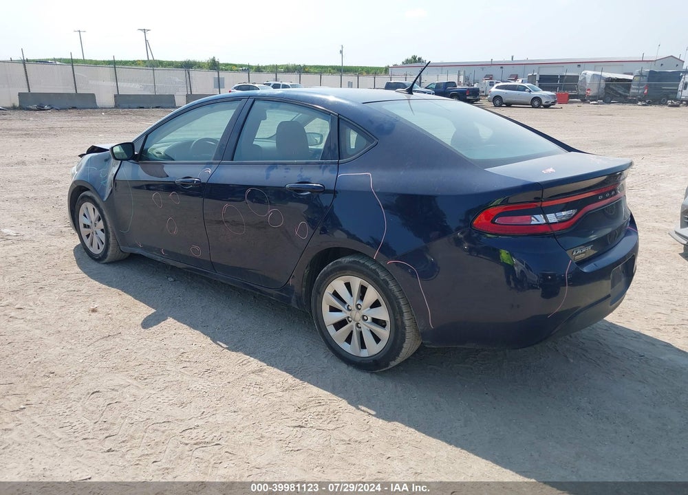2014 DODGE DART SXT VIN: 1C3CDFBB3ED904268