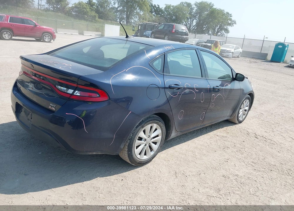 2014 DODGE DART SXT VIN: 1C3CDFBB3ED904268