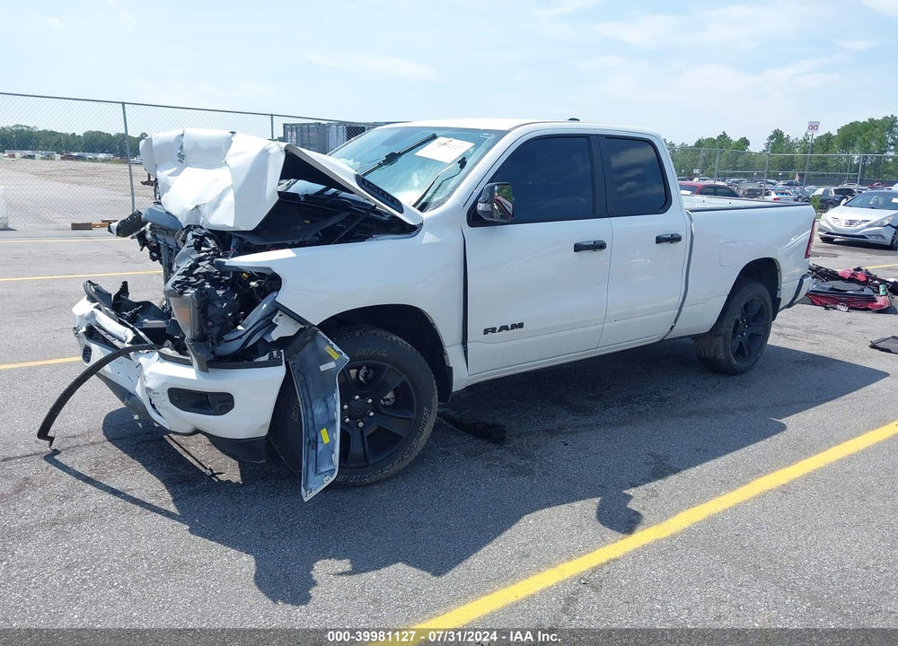 2023 RAM 1500 BIG HORN QUAD CAB 4X2 6'4 BOX VIN: 1C6RREBTXPN648824