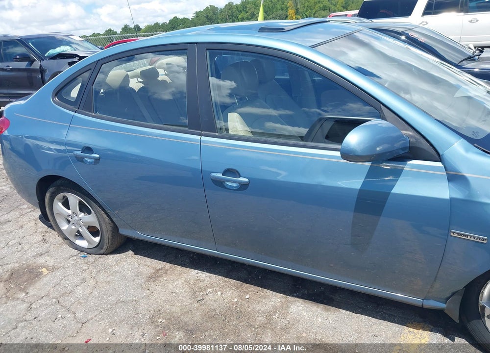2007 HYUNDAI ELANTRA GLS/LIMITED/SE VIN: KMHDU46DX7U099318