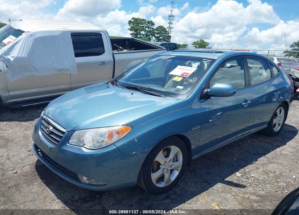 2007 HYUNDAI ELANTRA GLS/LIMITED/SE VIN: KMHDU46DX7U099318