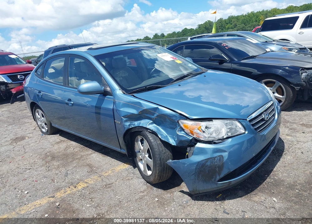 2007 HYUNDAI ELANTRA GLS/LIMITED/SE VIN: KMHDU46DX7U099318