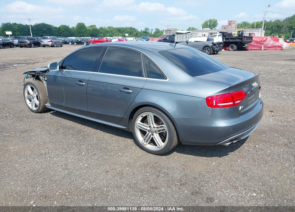 2012 AUDI S4 3.0 PREMIUM PLUS VIN: WAUBGAFL5CA040517